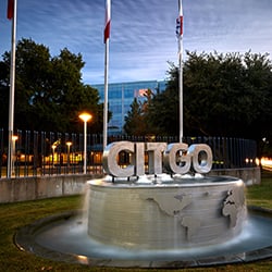 CITGO fountain in front of headquarters