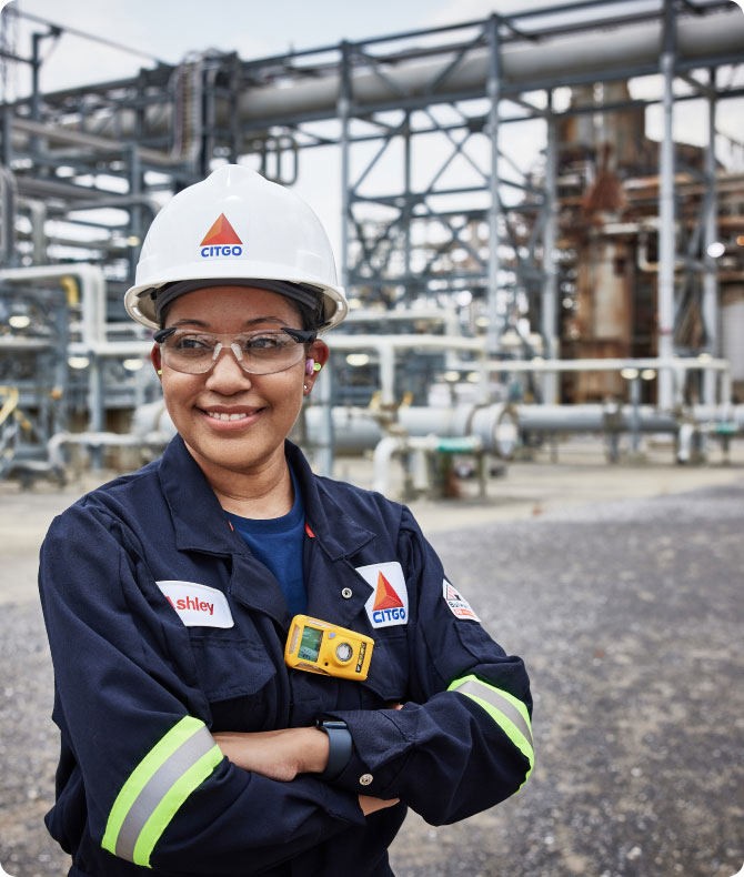 Female CITGO worker