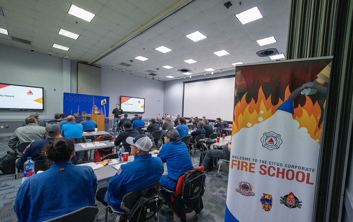 CITGO fire school.