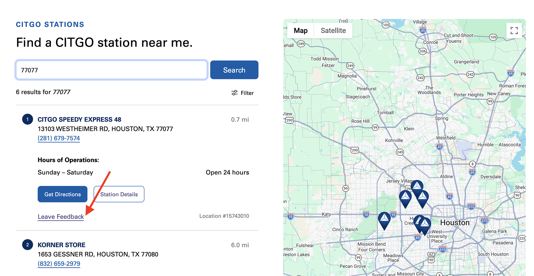 Station Locator