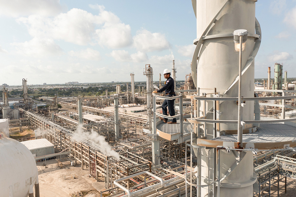 Processing units at the Corpus Christi Refinery