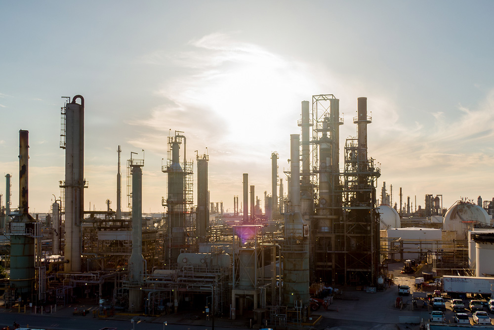 Refining units at the Corpus Christi Refinery