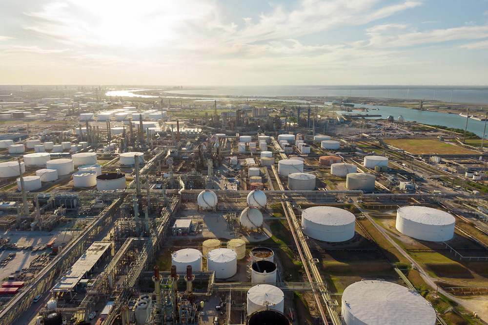 Aerial view of the Corpus Christi Refinery