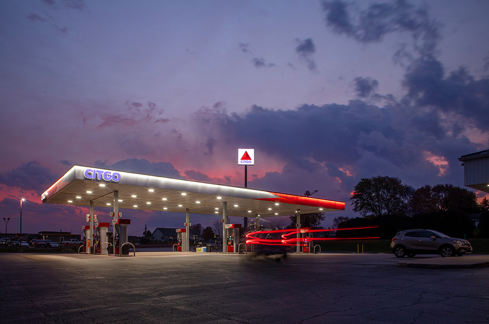 CITGO retail station at dusk