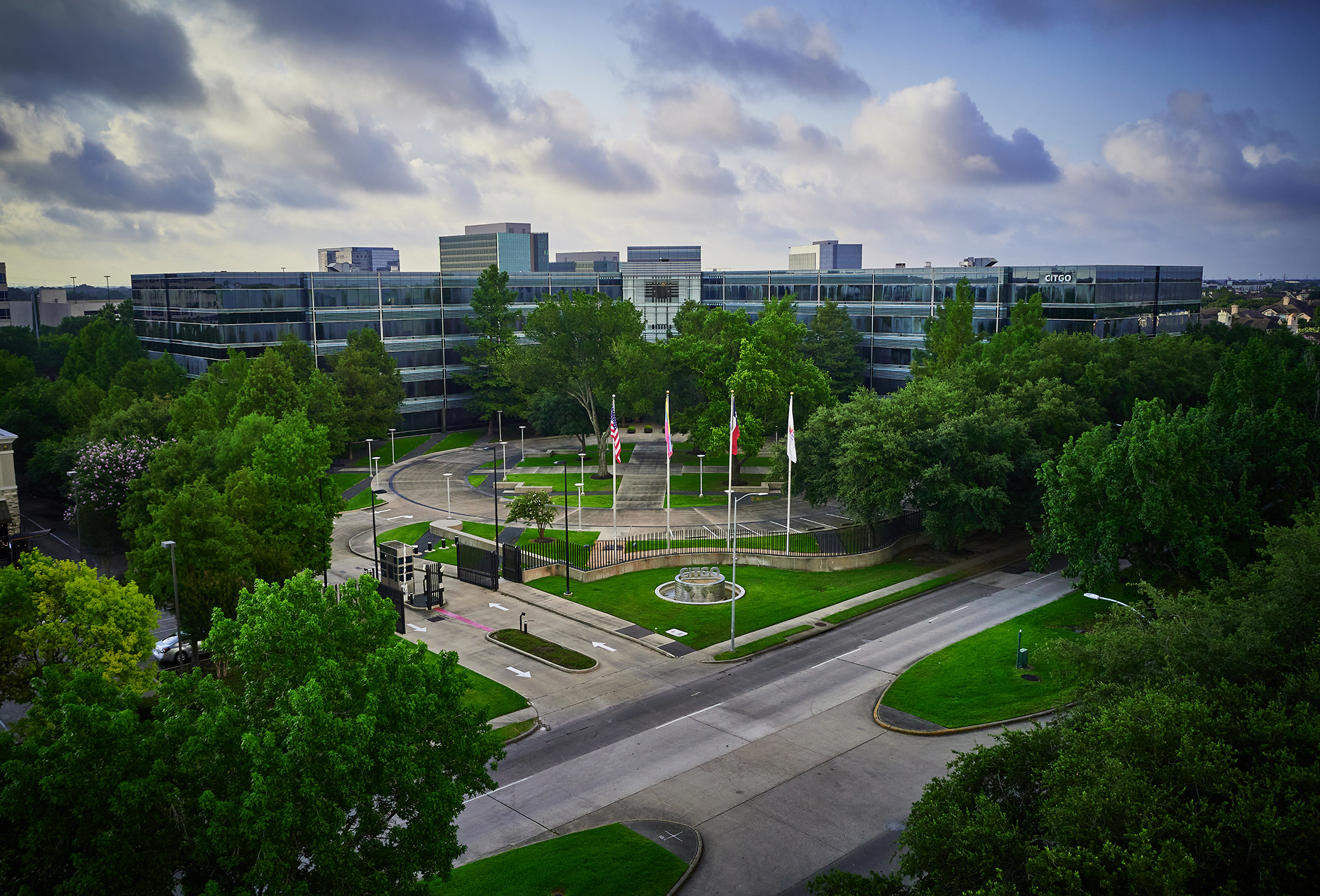 CITGO Corporate Headquarters with Clouds