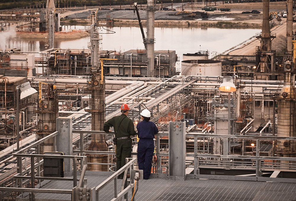 Operations team at the Lemont Refinery