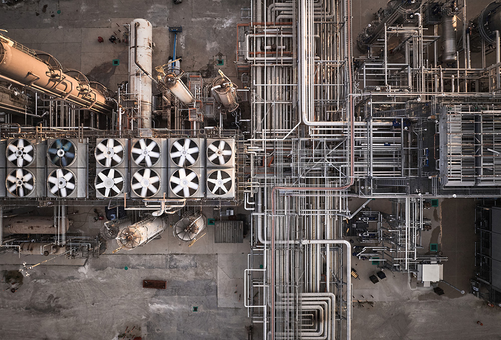 Overhead view of CITGO pipeline systems