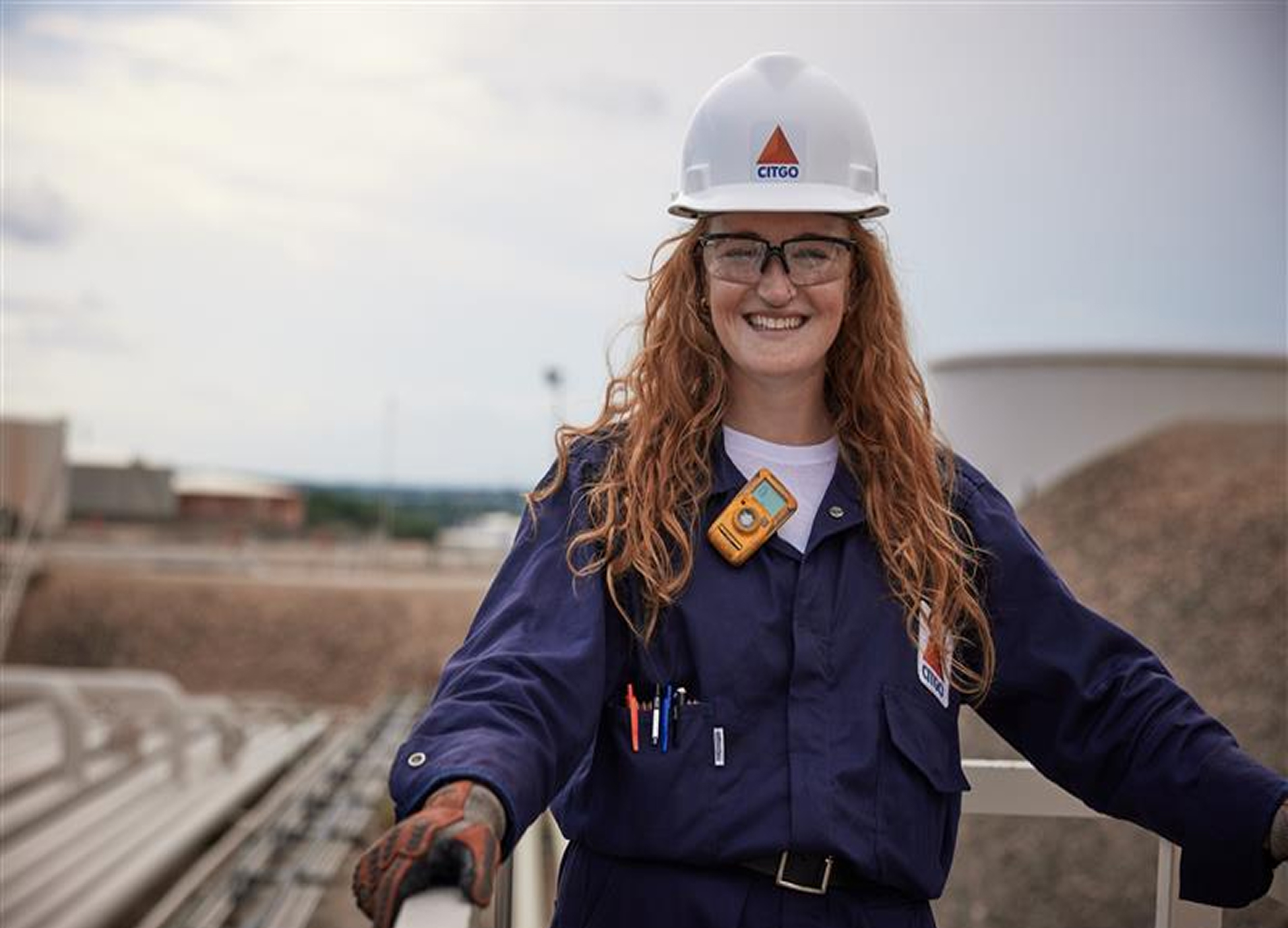 Employee at the Lemont refinery