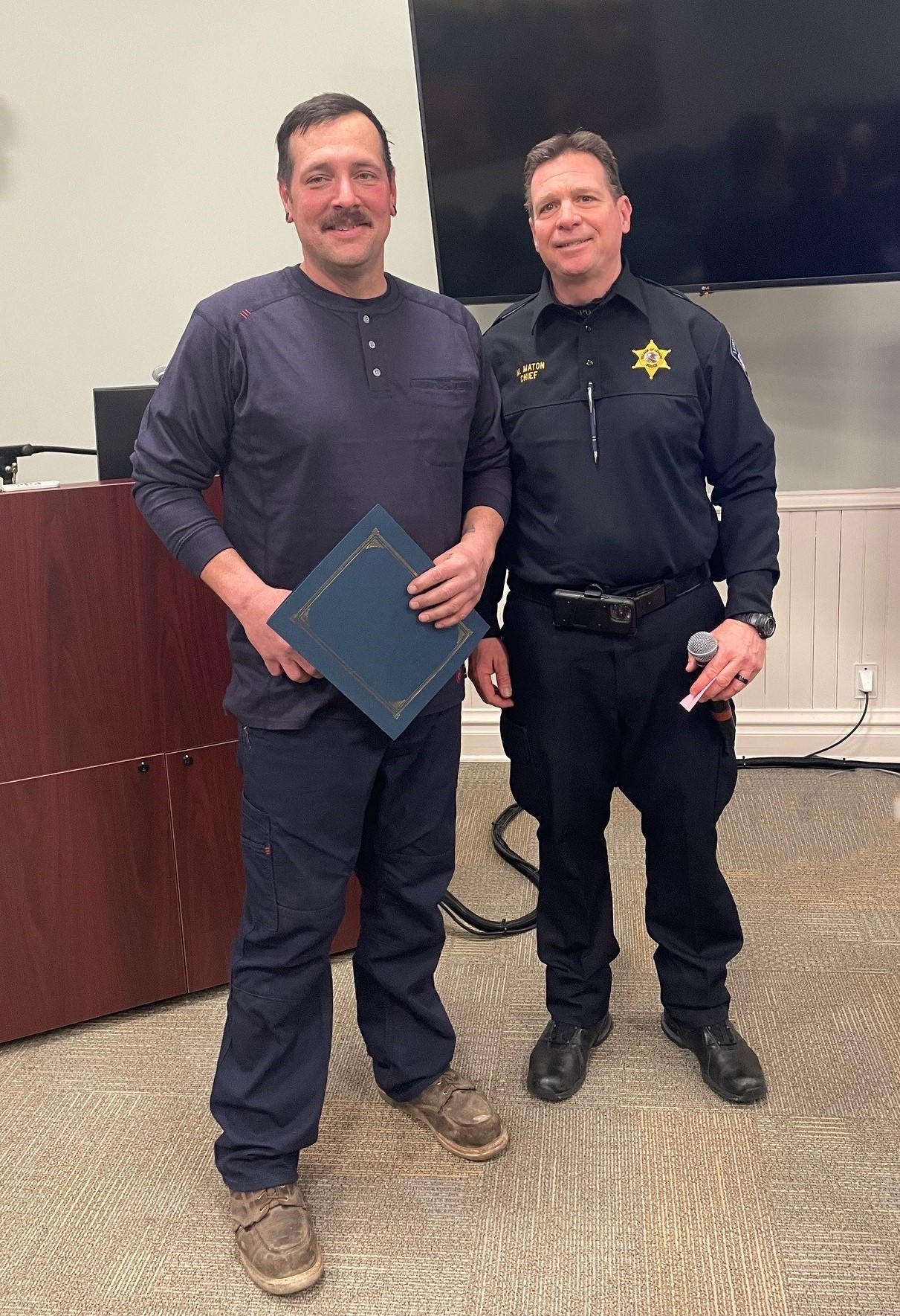 Lemont Police Lifesaving Award