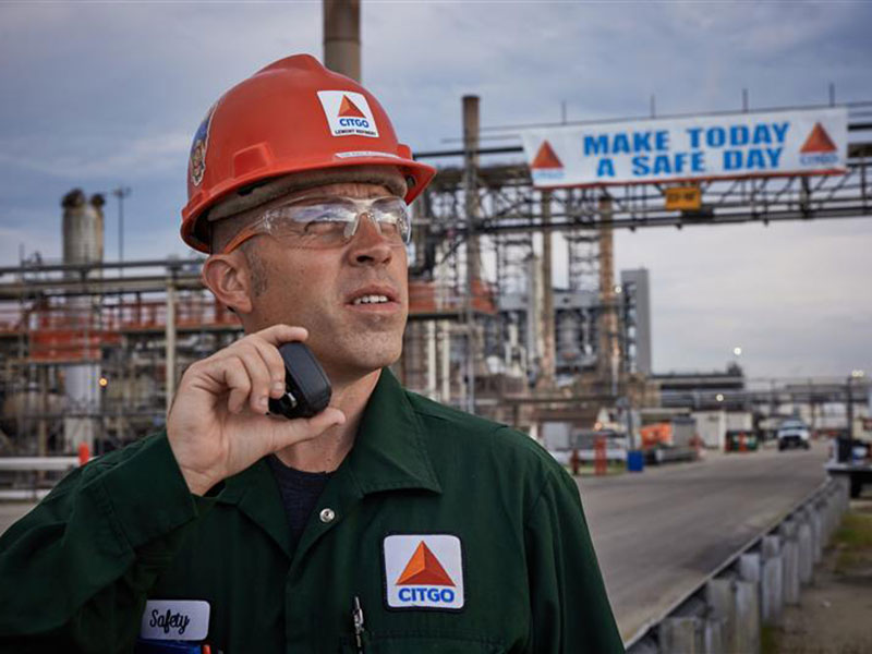 Worker at Lemont Refinery