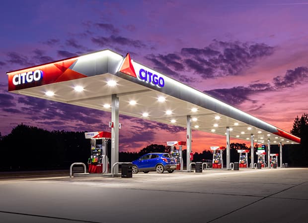 CITGO Station night shot