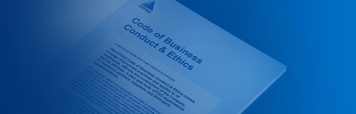 Business Ethics & Code of Conduct