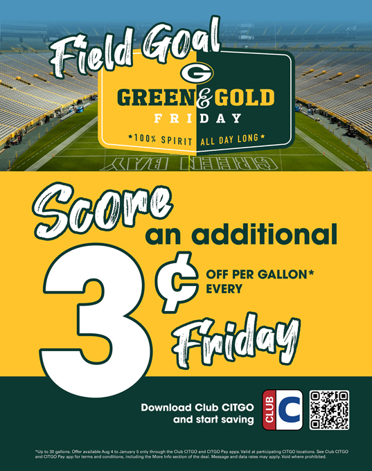 CITGO Loyalty Green & Gold Friday